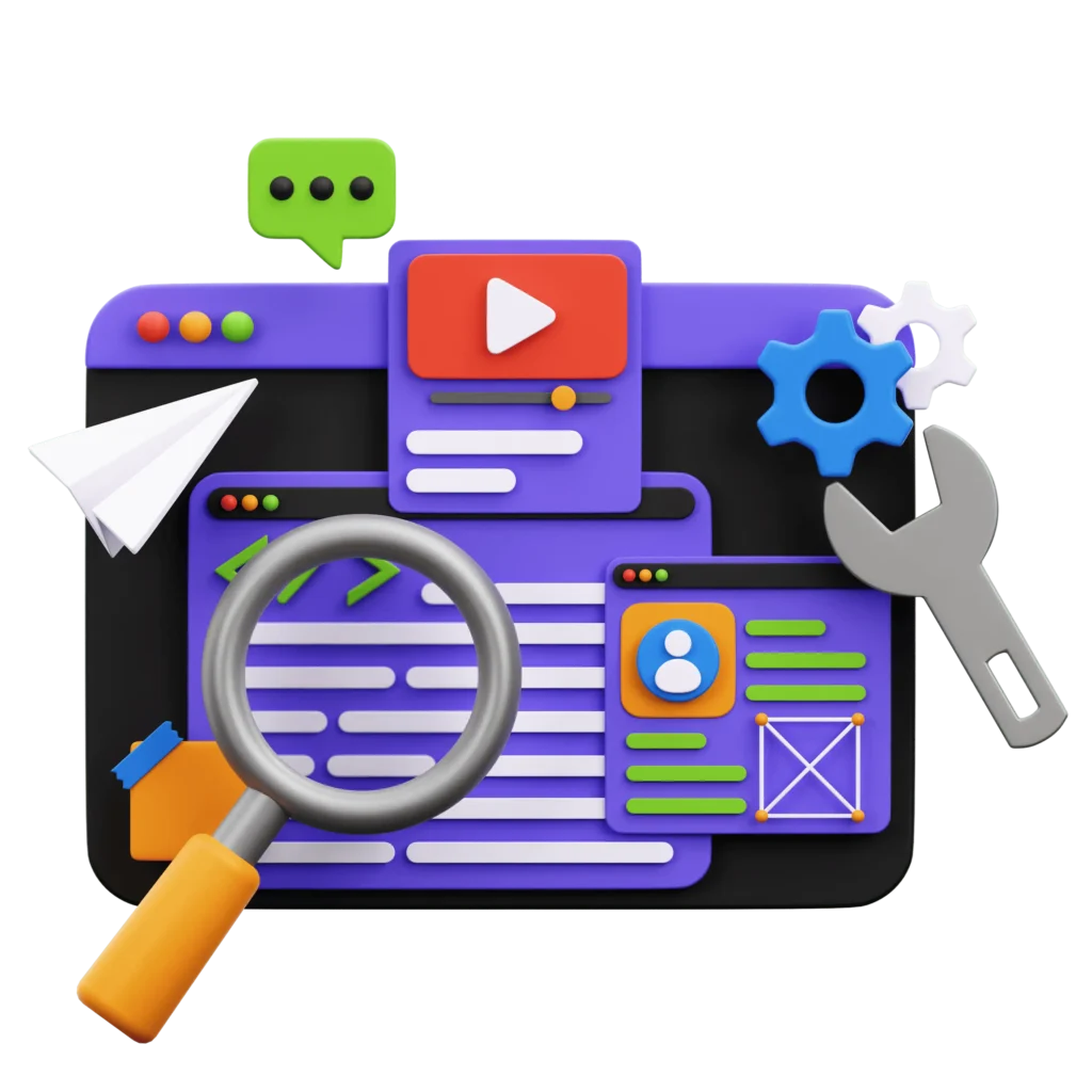 Ilustración estrategia SEO que atrae tráfico cualificado